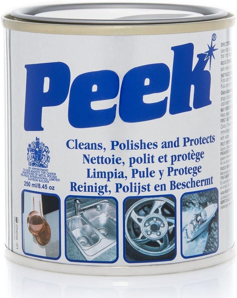 peek Tri--33007 Polish, Aluminum and Chrome Metal Polish - 250ml (9.83 oz) Can - Image 1
